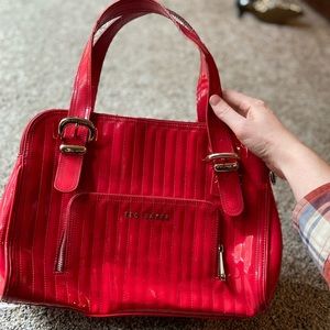 Ted Baker dark pink/red shoulder purse